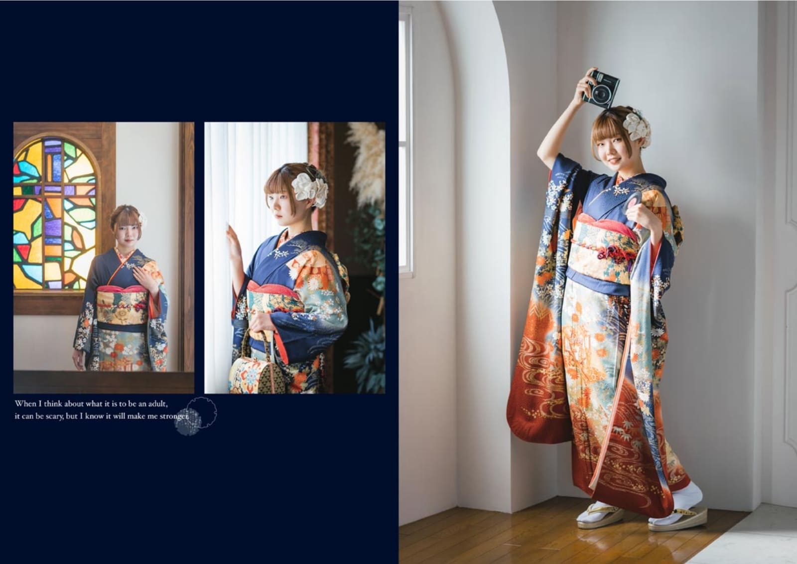 ちりめんアルバムの写真