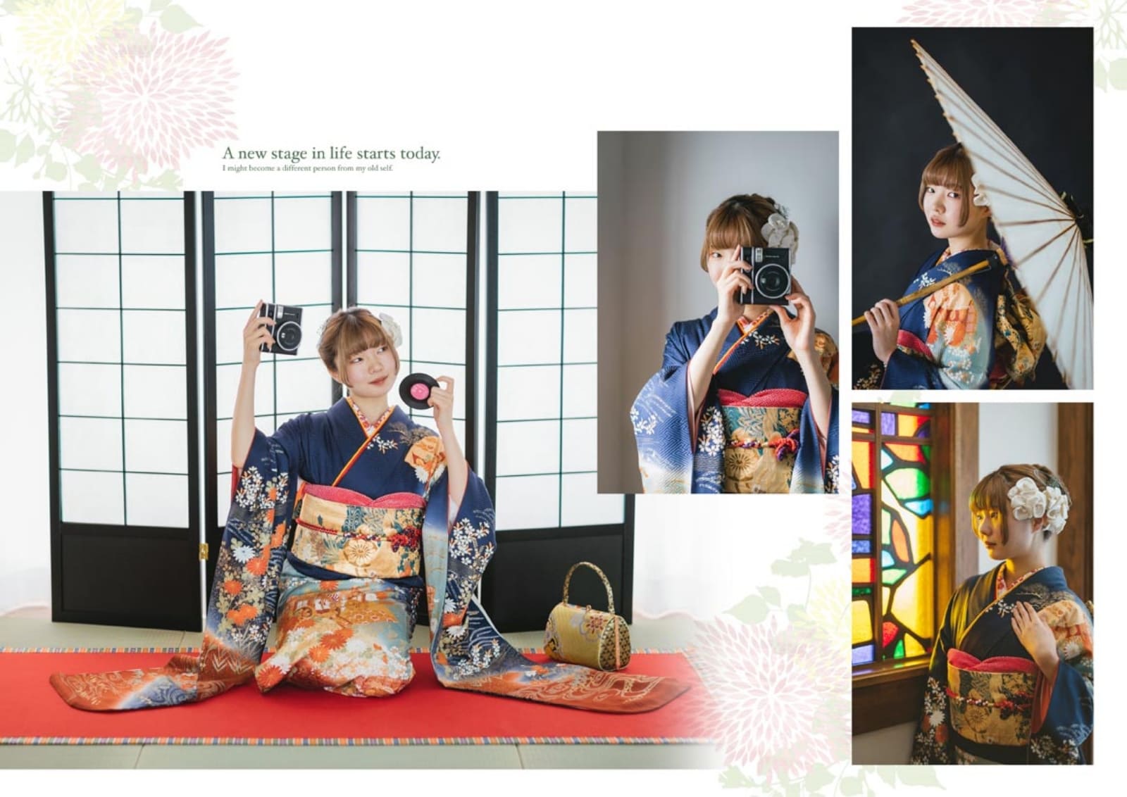 ちりめんアルバムの写真