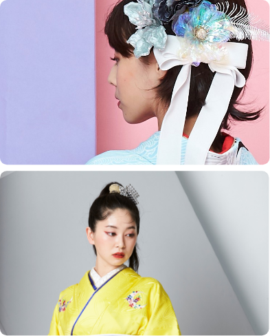 着物姫の振袖ヘアメイクイメージ
