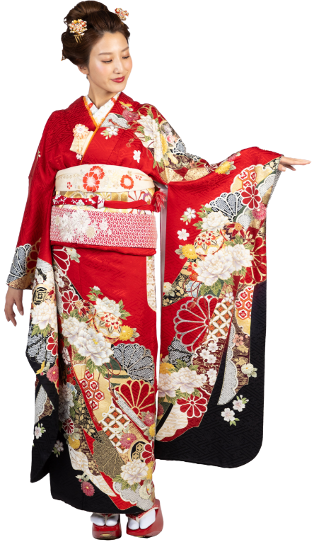 振袖を着た女性の写真