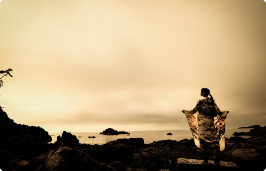 ママの振袖before-after