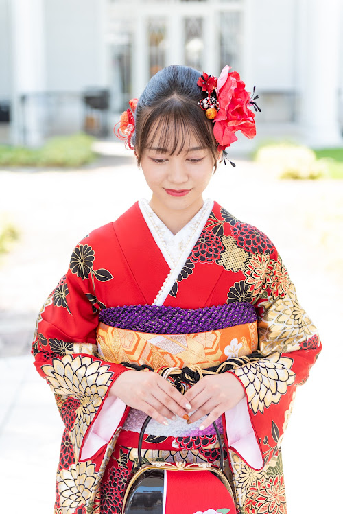 成人式の振袖姿